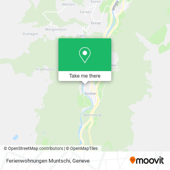 Ferienwohnungen Muntschi map