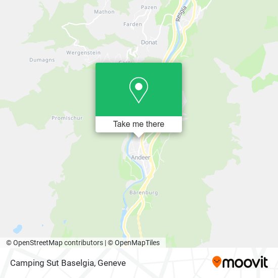 Camping Sut Baselgia map