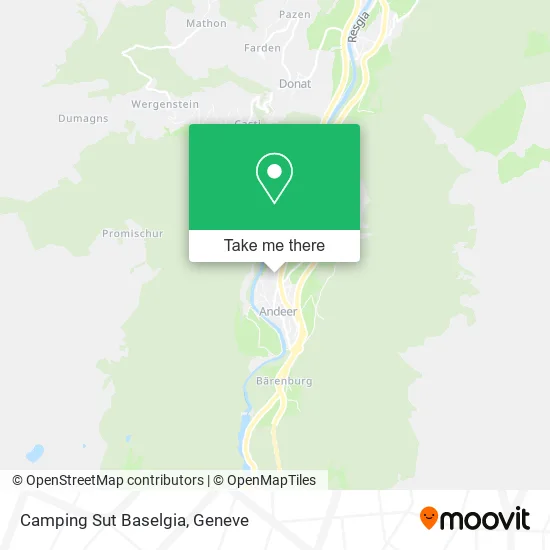 Camping Sut Baselgia map
