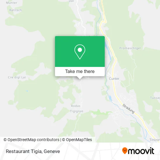 Restaurant Tigia map