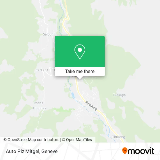 Auto Piz Mitgel map