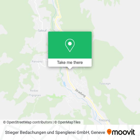 Stieger Bedachungen und Spenglerei GmbH map