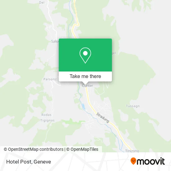 Hotel Post map