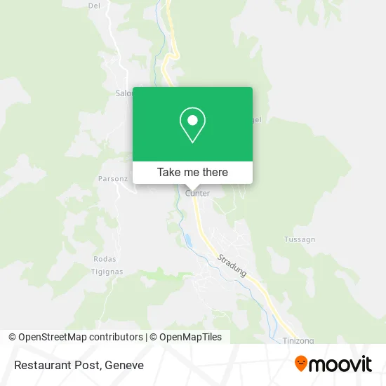 Restaurant Post map
