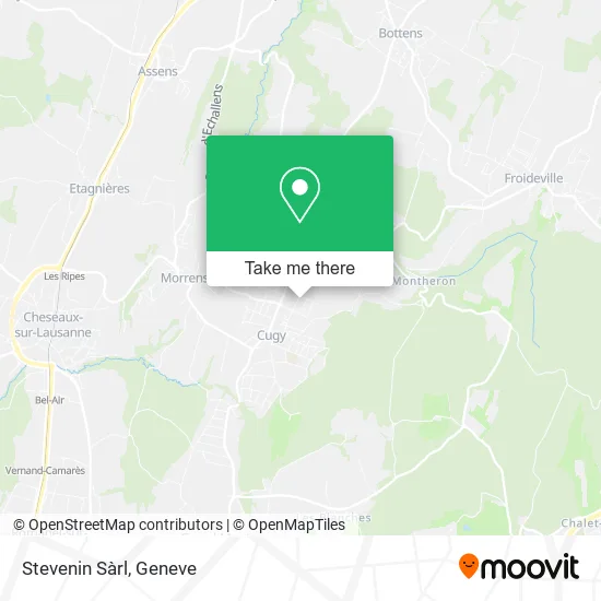 Stevenin Sàrl map