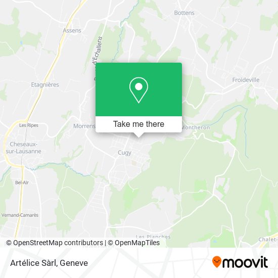 Artélice Sàrl map