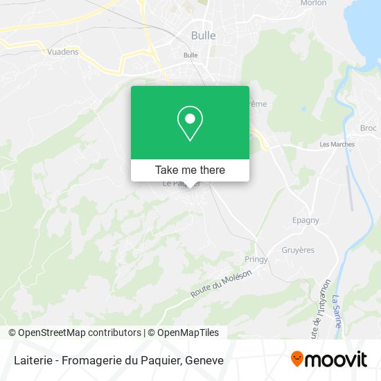 Laiterie - Fromagerie du Paquier map