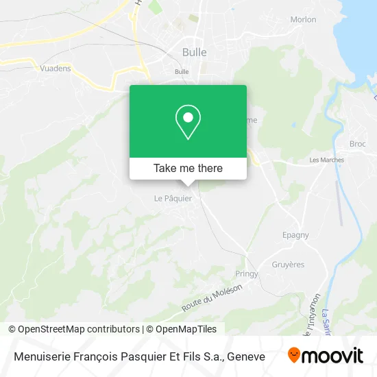 Menuiserie François Pasquier Et Fils S.a. map