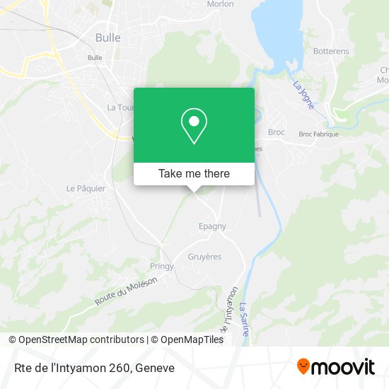 Rte de l'Intyamon 260 map