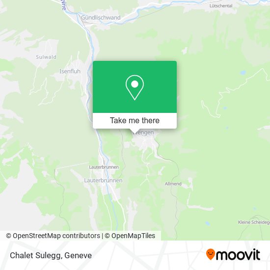 Chalet Sulegg map