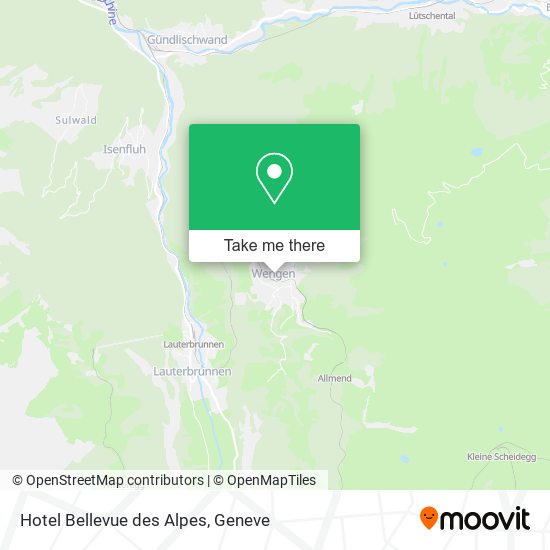 Hotel Bellevue des Alpes plan