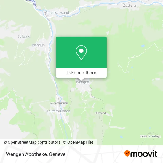 Wengen Apotheke map