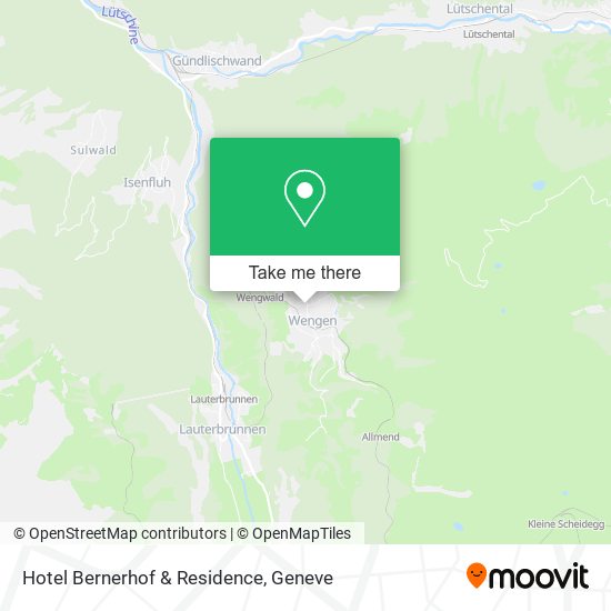 Hotel Bernerhof & Residence map