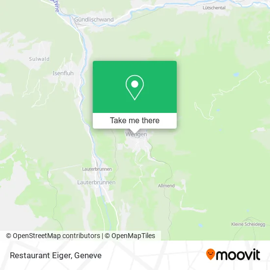 Restaurant Eiger plan