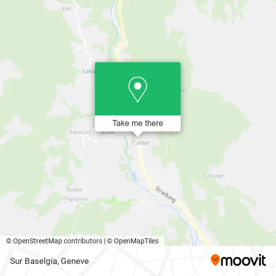 Sur Baselgia map
