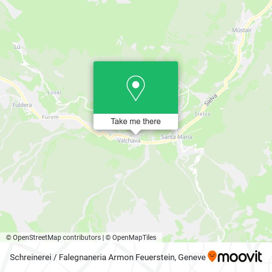 Schreinerei / Falegnaneria Armon Feuerstein map