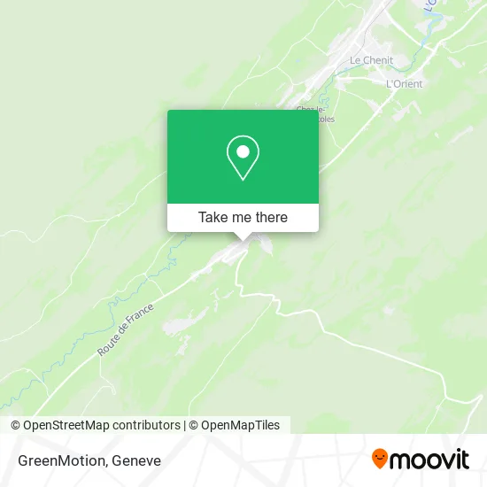 GreenMotion map