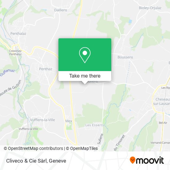 Cliveco & Cie Sàrl map