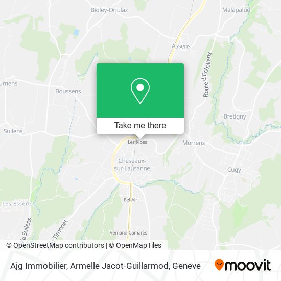 Ajg Immobilier, Armelle Jacot-Guillarmod map