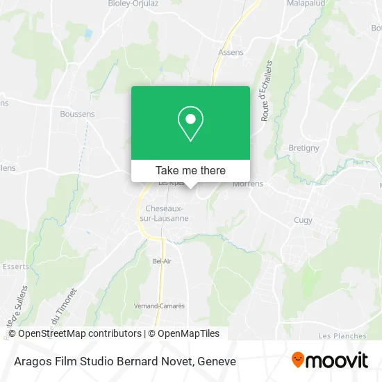 Aragos Film Studio Bernard Novet map