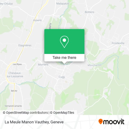 La Meule Manon Vauthey map