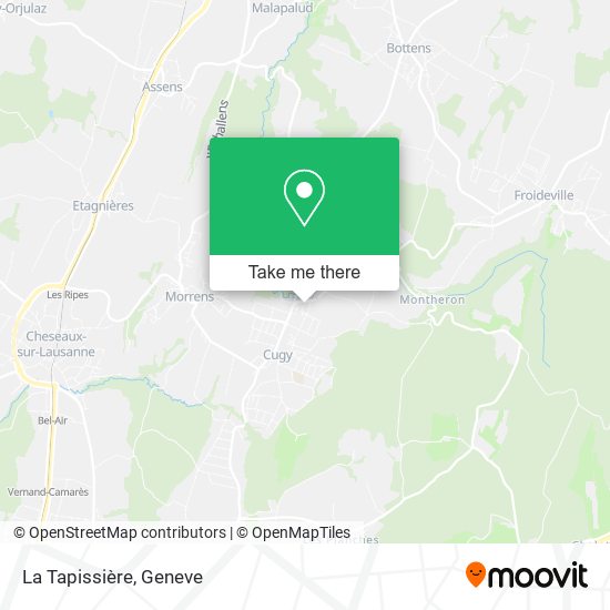 La Tapissière map