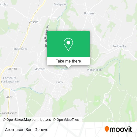 Aromasan Sàrl map