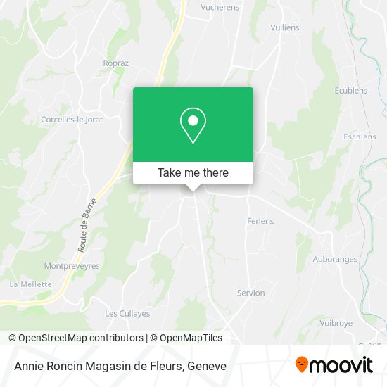Annie Roncin Magasin de Fleurs map