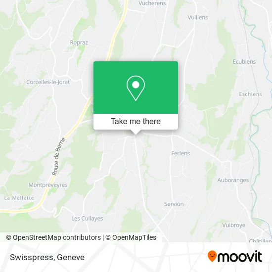 Swisspress map