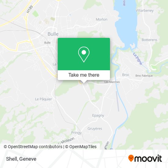 Shell map