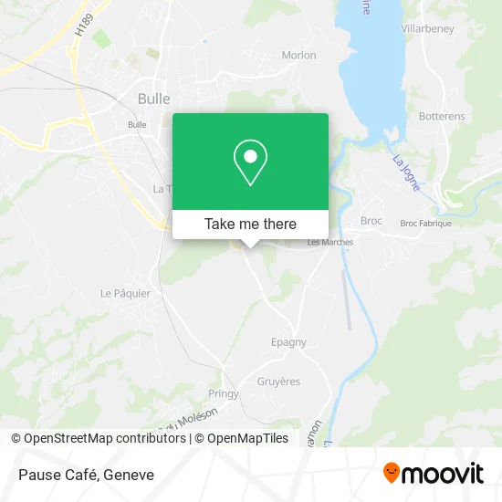 Pause Café map