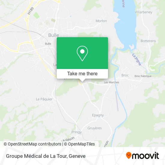 Groupe Médical de La Tour map