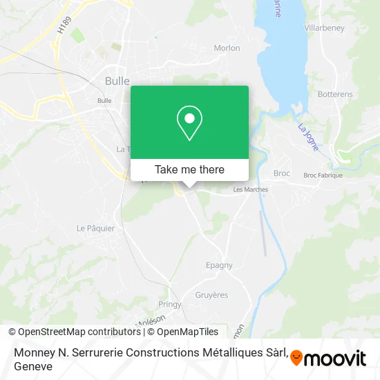 Monney N. Serrurerie Constructions Métalliques Sàrl map