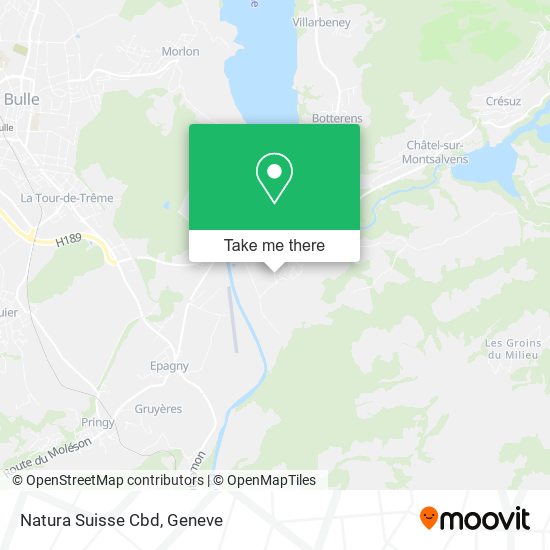 Natura Suisse Cbd map