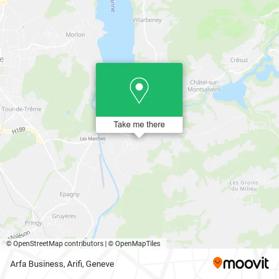 Arfa Business, Arifi map