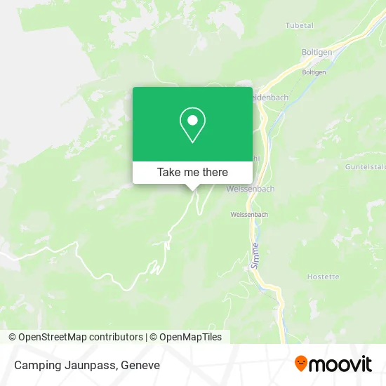 Camping Jaunpass map