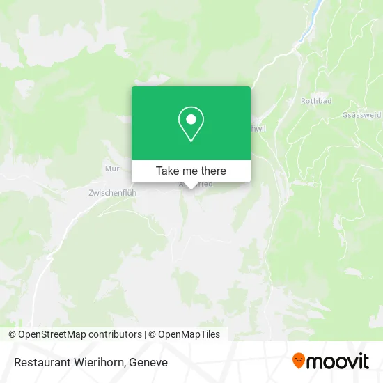 Restaurant Wierihorn map