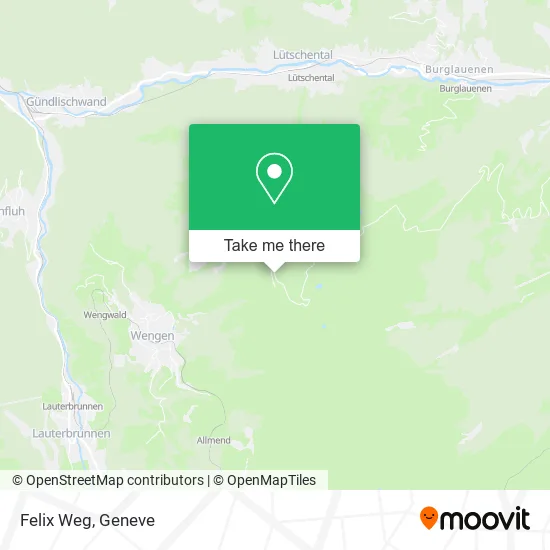 Felix Weg map