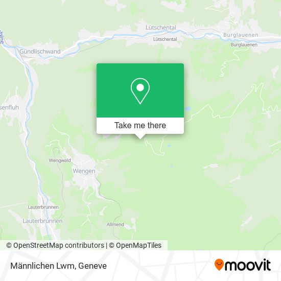 Männlichen Lwm map