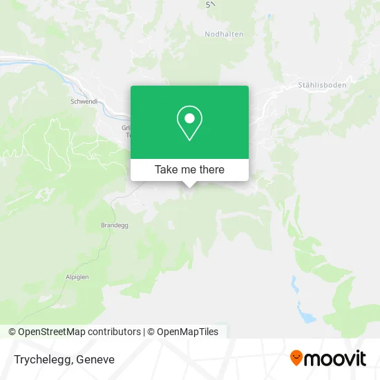 Trychelegg map