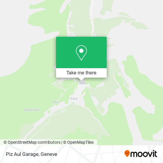 Piz Aul Garage map