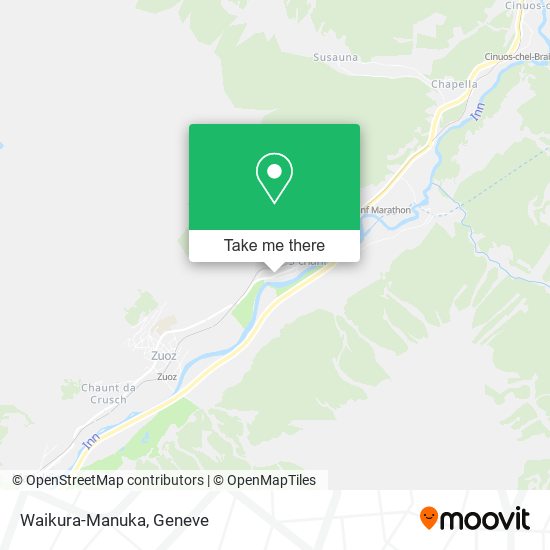 Waikura-Manuka map