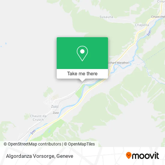 Algordanza Vorsorge map