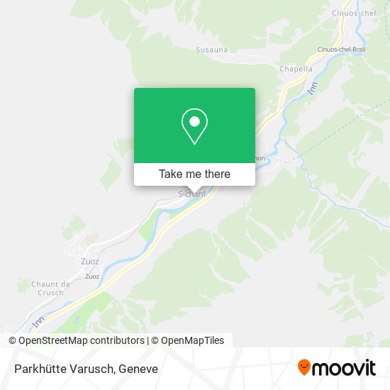 Parkhütte Varusch map