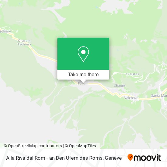 A la Riva dal Rom - an Den Ufern des Roms map