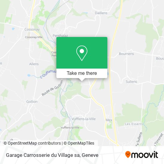 Garage Carrosserie du Village sa map
