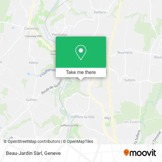 Beau-Jardin Sàrl map