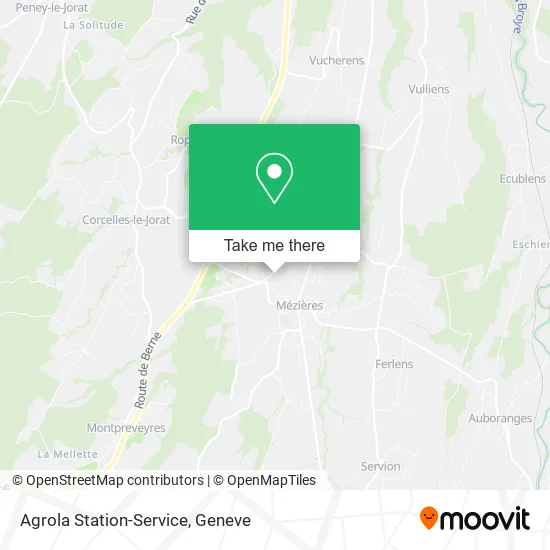 Agrola Station-Service map