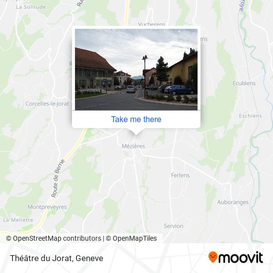 Théâtre du Jorat map