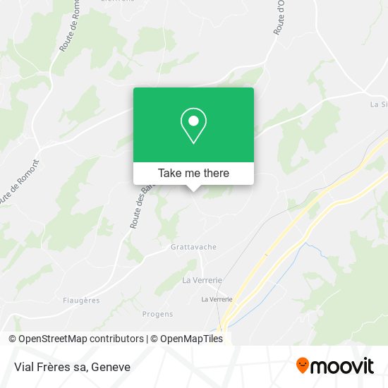 Vial Frères sa map